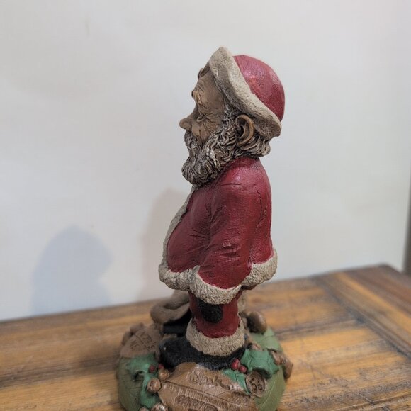 1995 Tom Clark "Santa's Home" Gnome Figure Retired Signed Cairns Studio - Picture 2 of 5